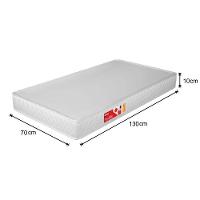 Quarto De Bebê Cômoda 777 E Berço 1344 Doce Sonho Com Colchão Branco - Qmovi - 2