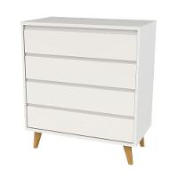 Quarto De Bebê Roupeiro 3 Porta Com Gavetas Cômoda Branco - 6