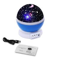 Luminária Projetor Abajur Estrelas Galáxia Bonito Céu Azul - 6