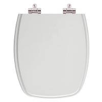 Assento Sanitário Soft Close Cinza Claro Para Vaso Fiori - 1