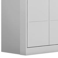 Jogo De Quarto Infantil Guarda Roupa 3 Portas E Cômoda 4 Gavetas Lilly P04 Branco - Mpozenato - 2