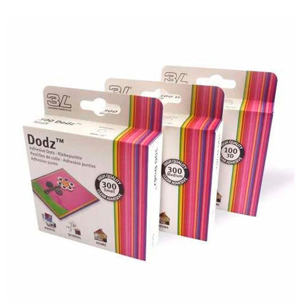Adesivo Dupla Face Dodz 3 D Grande Extra Forte Caixa C/ 12 - 1