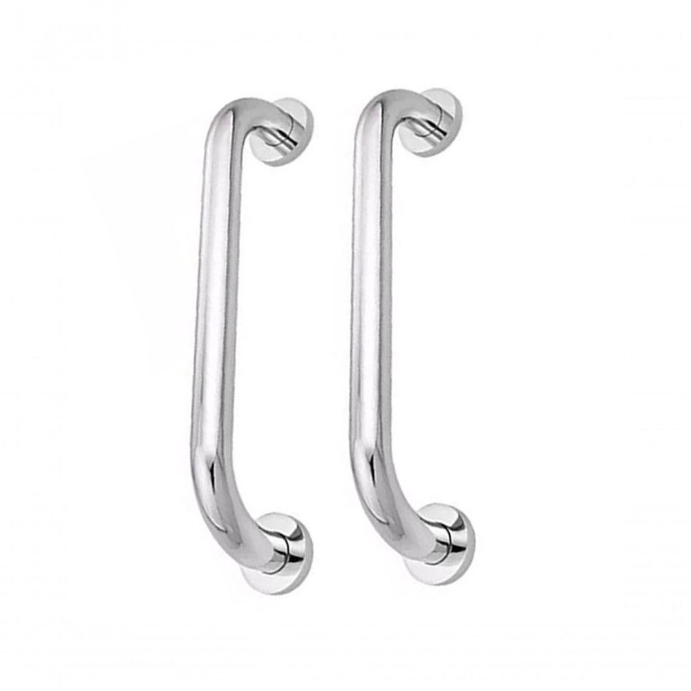 Alça Apoio Kit 2 Uni 30cm Inox Banheiro - 1