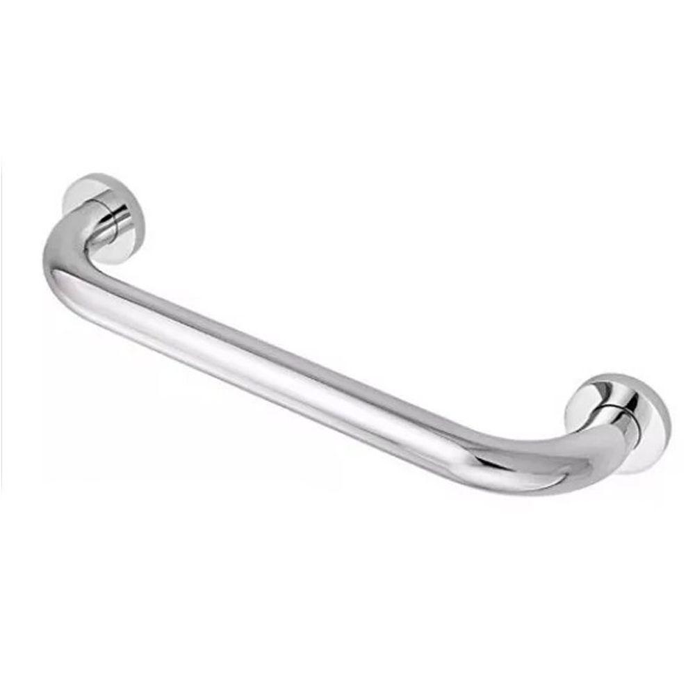 Alça Apoio 30cm Kit 2 Uni Inox Banheiro Idoso Deficiente - 6