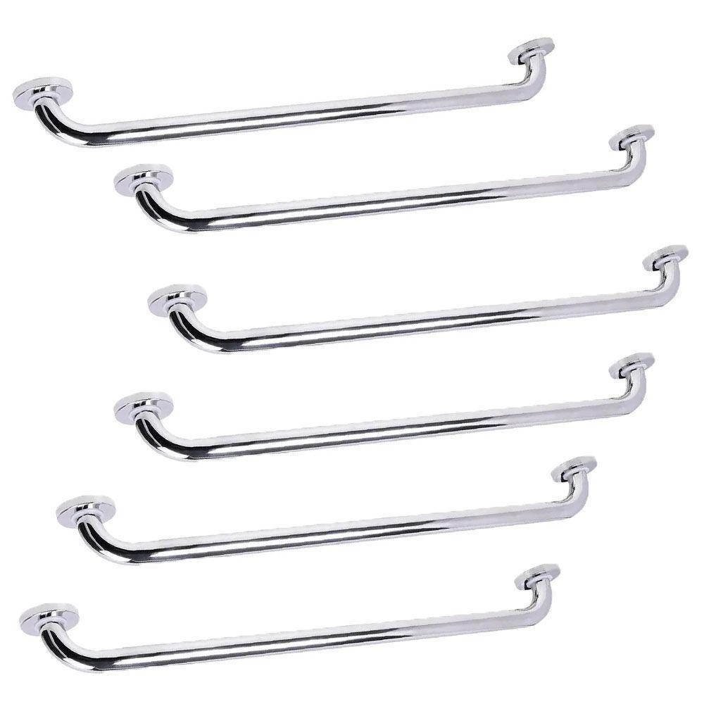 Alça Barra Apoio Kit 5 Uni Inox 70Cm Acessibilidade - 1