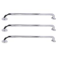 Alça Barra De Apoio 70Cm Inox Kit 3 Unidades Deficiente Idoso Anti Queda Corrimao - 1