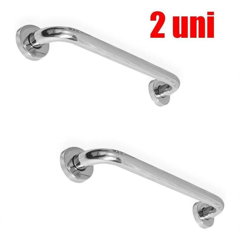 Alça De Apoio Inox 1X60Cm 1x50Cm Acessibilidade Kit2Und - 1