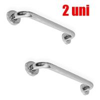 Alça De Apoio Inox 1X60Cm 1x50Cm Acessibilidade Kit2Und - 1
