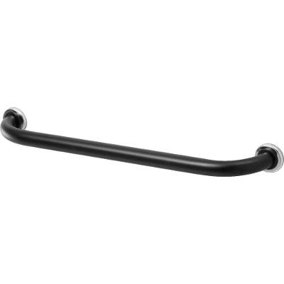 Barra de Apoio Preta para Banheiro Idoso 80cm