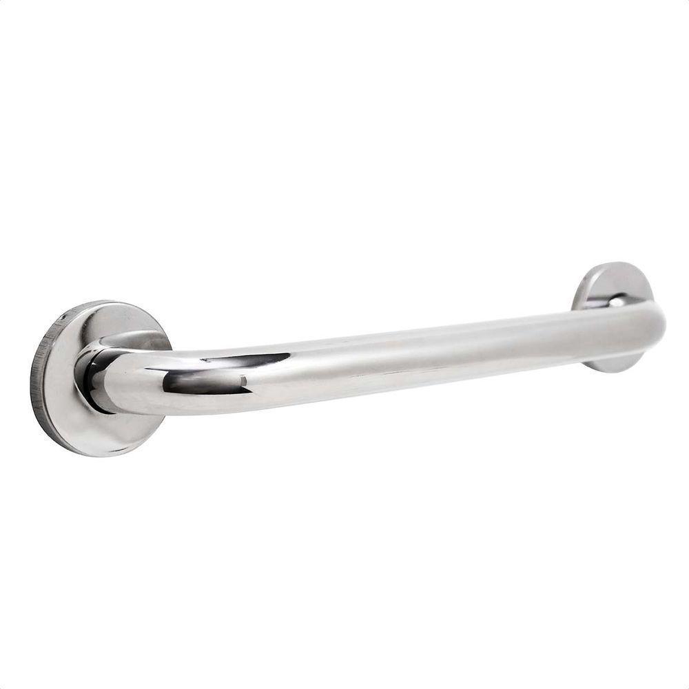 Barra De Apoio Tubular Em Inox Polido Diâmetro 1.1/4 De 40cm - 1