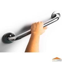 Barra De Apoio Tubular Em Inox Polido Diâmetro 1.1/4 De 40cm