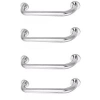 Alça De Apoio 30Cm Kit 4 Unidades Inox Barra - 1
