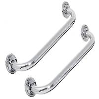 Alça Apoio Inox 50Cm Kit 2 Uni Banheiro Idoso Cadeirante - 1