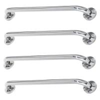 Alça De Apoio 60Cm Barra Kit 4 Unidades Inox - 1