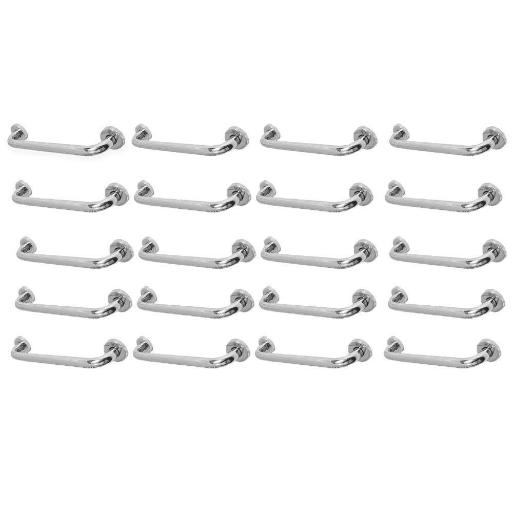 Alça Barra Apoio Kit 20 Uni Inox 30 Cm Criança Idoso Deficiente Gestante Suporte Anti Queda - 1
