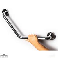 Barra De Apoio Inox Polido De 1.1/4 ângulo 120° De 40x40cm - 1