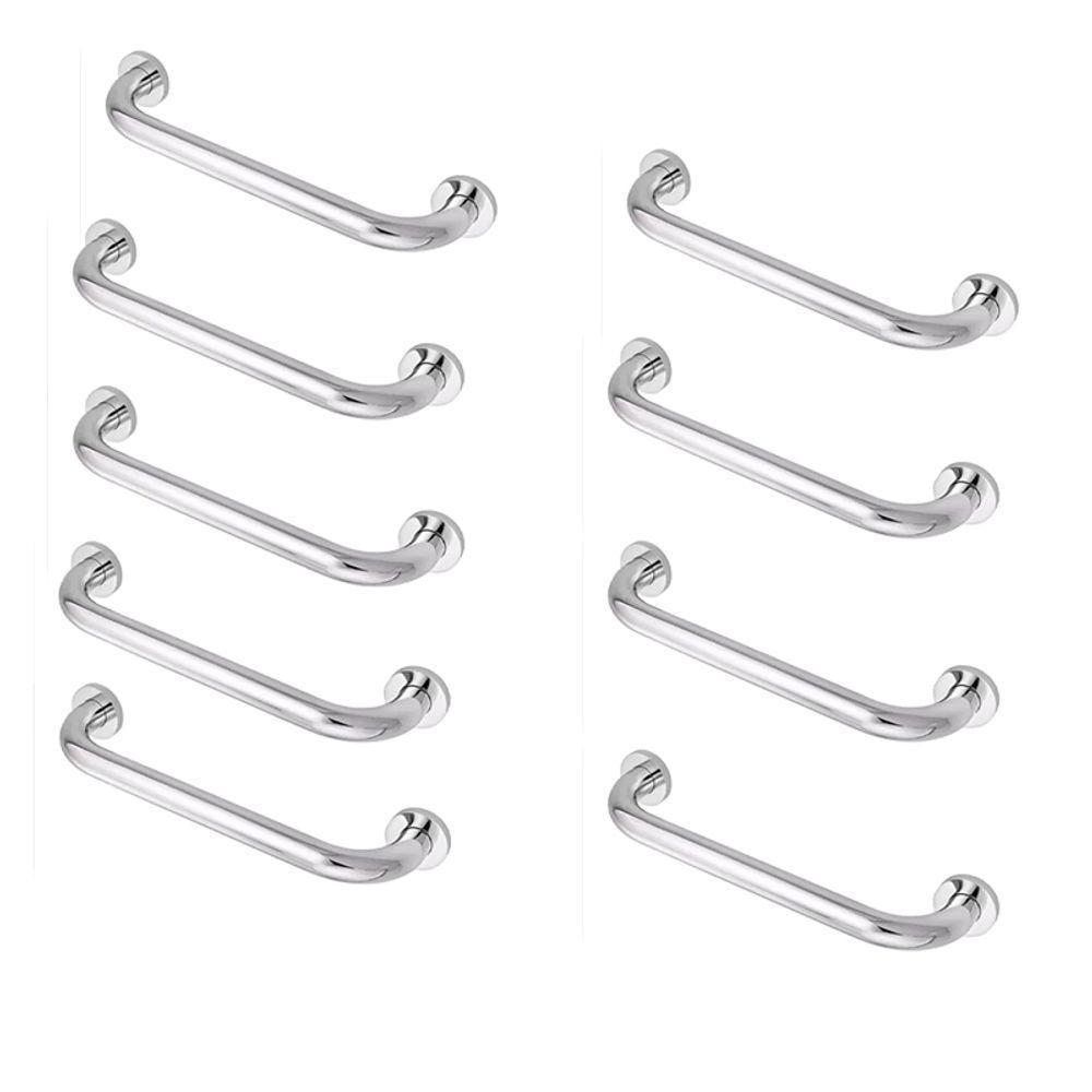 Alça De Apoio Banheiro Kit 9 Uni 40Cm Barra - 5