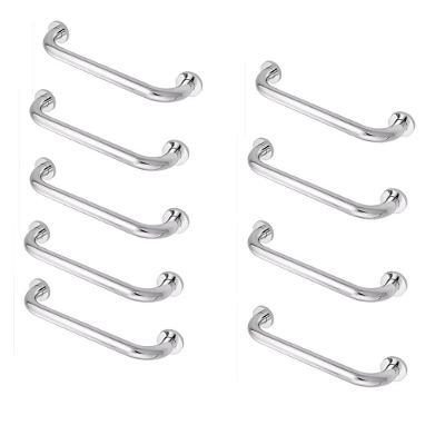 Alça De Apoio Banheiro Kit 9 Uni 40Cm Barra