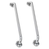 Alça Apoio Banheiro Inox Reta Kit 4 Unidades 40cm E 60cm Idoso Cadeirante Acessibilidade Deficiente - 5