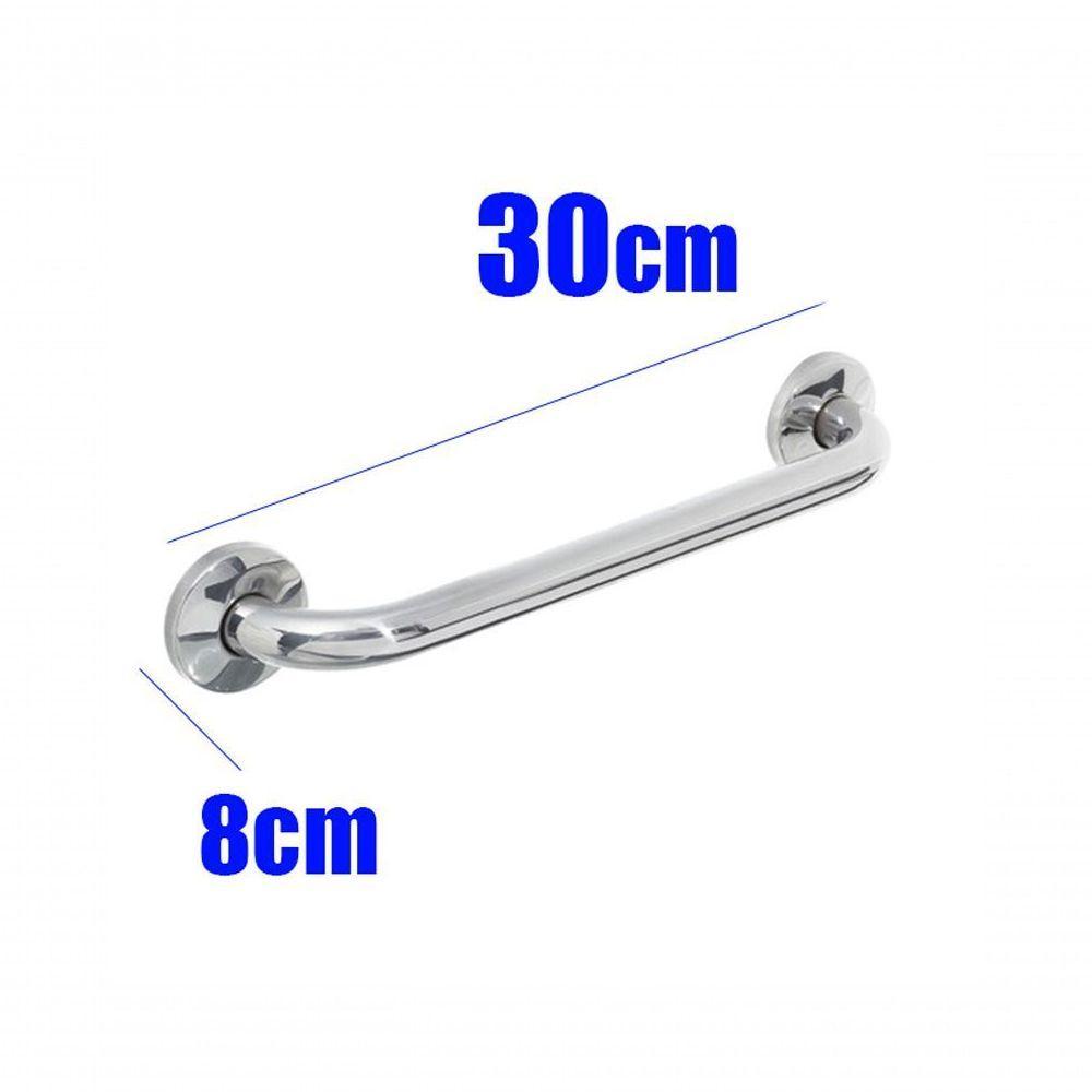 Alça Apoio Barra Inox 30cm Banheiro - 2