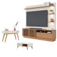 Conjunto Para Sala De Estar Barton Freijo Off-white Matte - 1