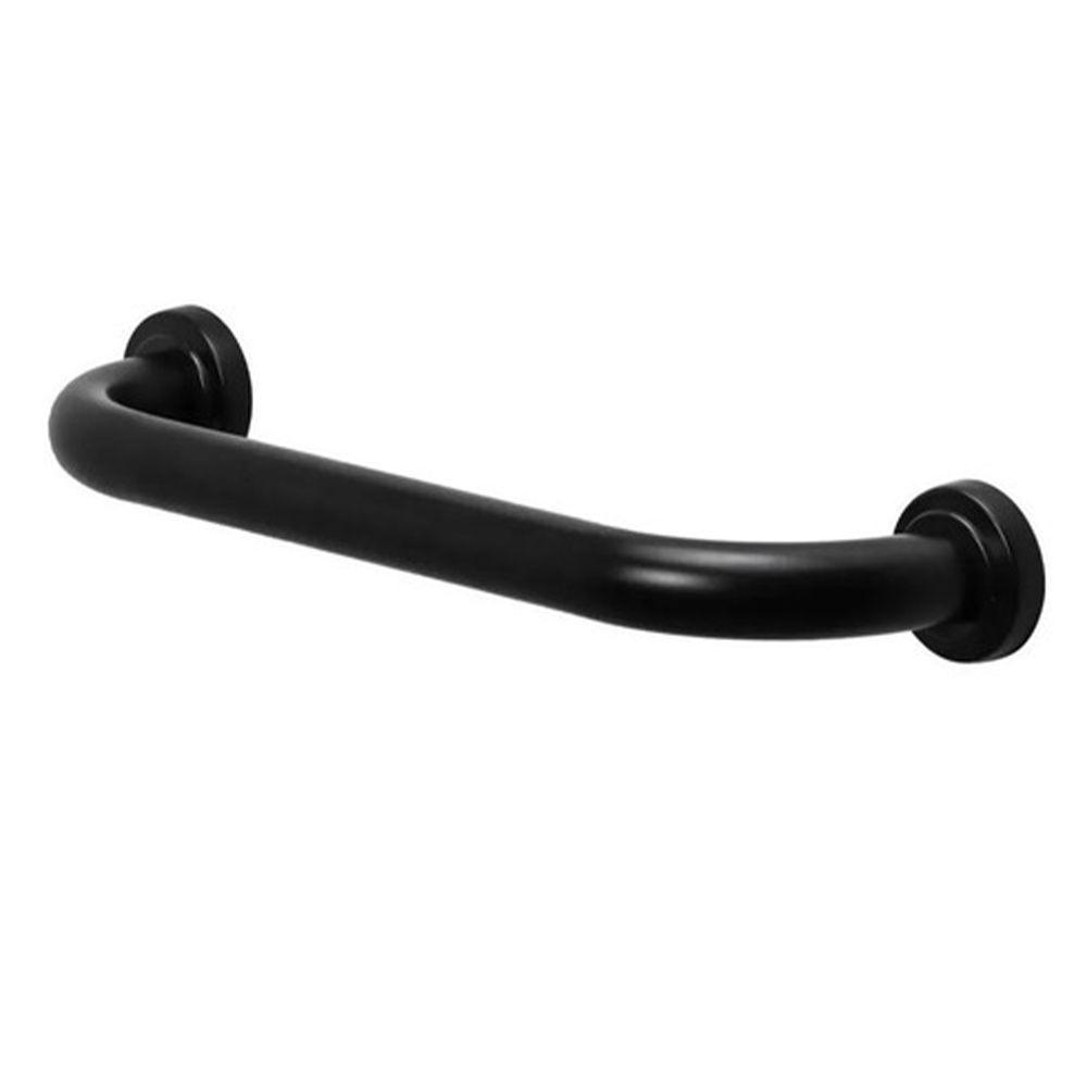 Alça De Apoio Barra 50cm Inox Preto Deficiente Box Banheiro - 3