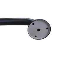 Alça De Apoio Barra 50cm Inox Preto Deficiente Box Banheiro - 8