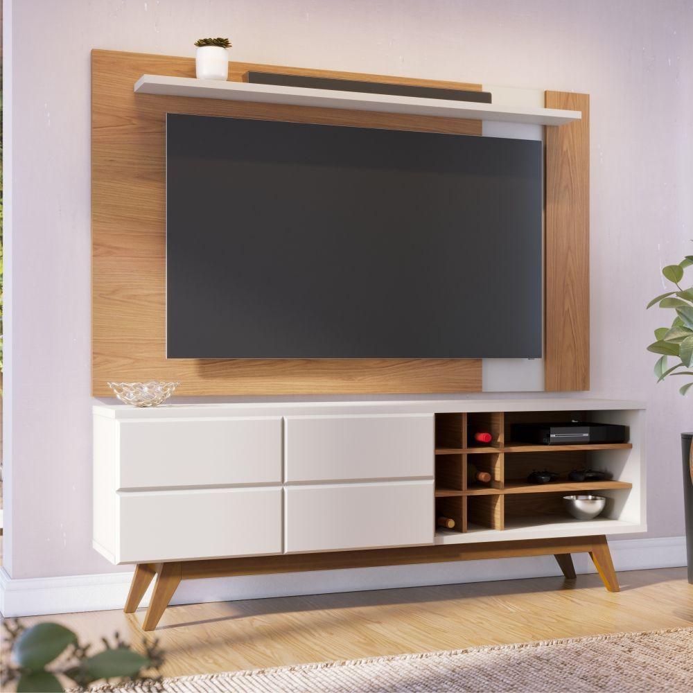 Home Para Tv Ate 70 Polegadas Diana Freijo Off-white Matte - 1