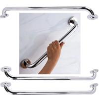 Alça Barra Apoio 70Cm Inox Kit3 Uni - 1