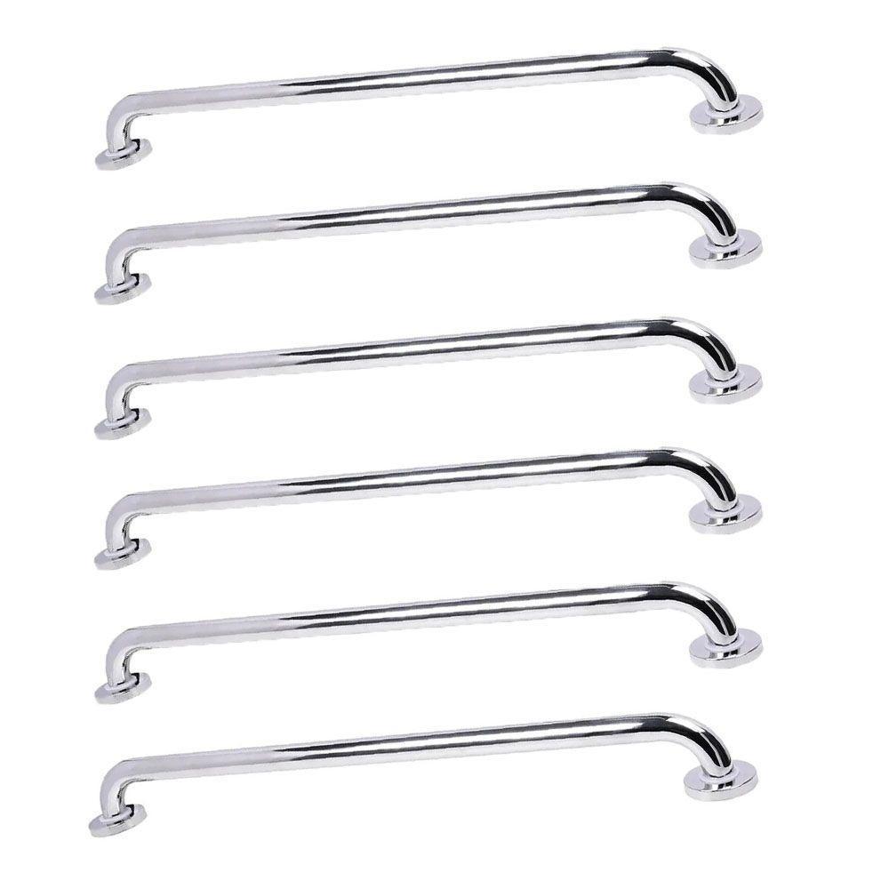 Alça Barra De Apoio Kit5 Uni Inox Acessibilidade Segurança - 1