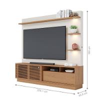 Conjunto Home Para Tv E Mesa De Centro Barton Freijo Off-white Matte - 5