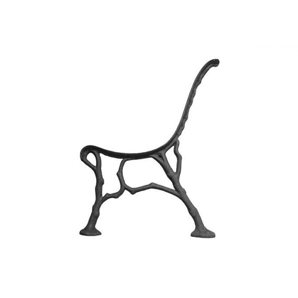 Par Pé De Banco Praça Jardim Decoração Raiz Ferro Fundido - 2