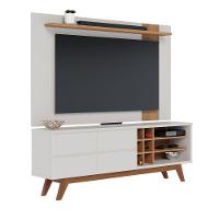 Conjunto Home Para Tv E Mesa De Centro Diana Off-white Freijo - 3