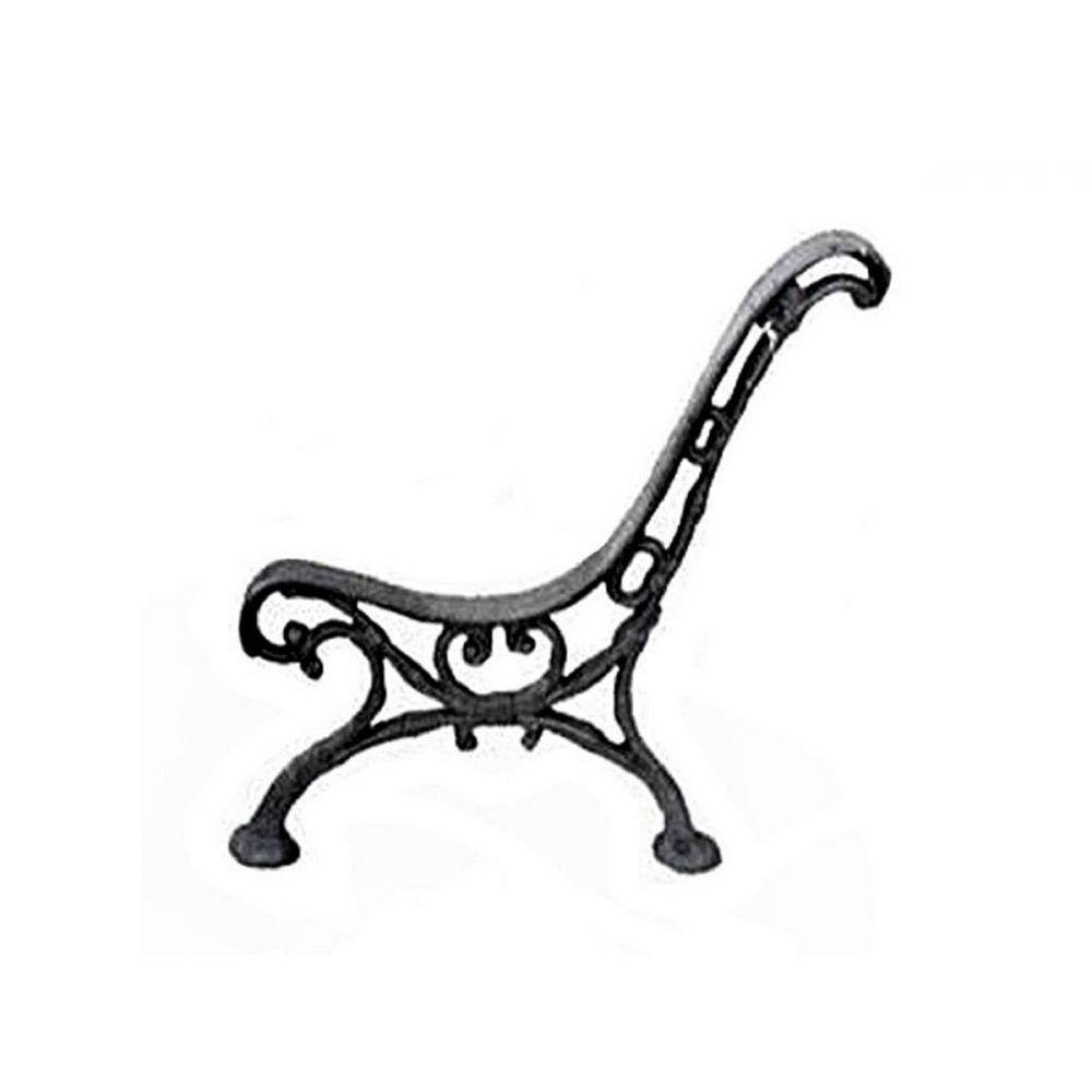 Par Pé De Banco Praça Jardim Decoração Caracú Ferro Fundido - 2