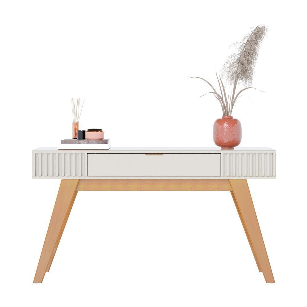 Conjunto Home Para Tv E Aparador Diana Off-white Freijo - 5