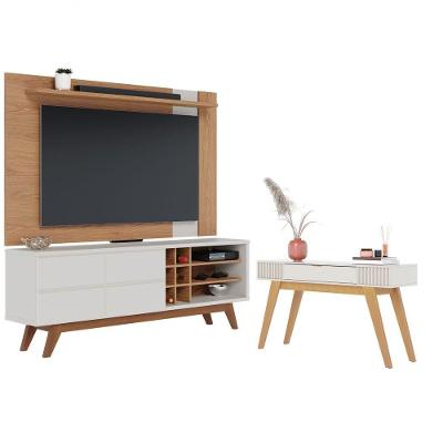 Conjunto Home Para Tv E Aparador Diana Freijo Off-white