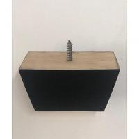 Pé Retangular Madeira Sofás Estofados 6cm Kit 8un Celica - 2