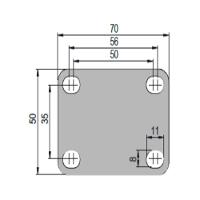 4 Rodizio 2 Pol. Placa Sem Freio Rol.glpb.210 - 2
