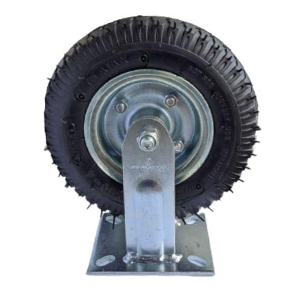 Rodizio Pne Base Fixa Carrinho De Carga Lonas Rol.Esfera - 8