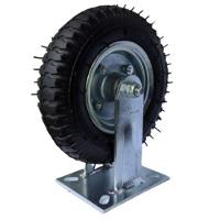 Rodizio Pne Base Fixa Carrinho De Carga Lonas Rol.Esfera - 7