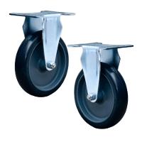 Rodizio Fixo 4 Pol. Pvc Flp.412.Bp.Fp - (Kit C/2 Pç) Colson - 1