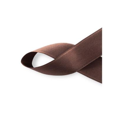 Fita De Cetim Tecida 10 Metros/22 Mm/marrom Nº 19