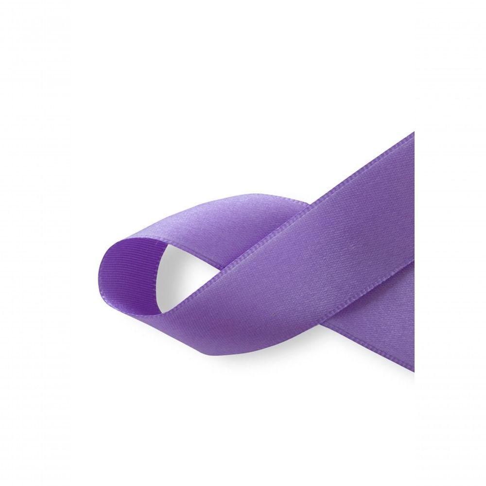 Fita De Cetim Tecida -10 Metros/22 Mm/lilas Escuro Nº 31 - 1