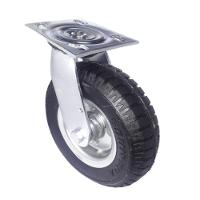 Rodizio Borracha Roda Maciça 250-4 Rol.Esfera S/Freio 200Kg - 4