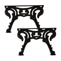 Par Pé De Mesa Base Tamanduá Em Ferro Fundido 54X37Cm - 1