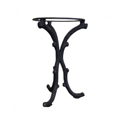 Pé De Mesa Tronco Raiz Base Ferro Fundido Pronto Artes
