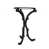 Pé De Mesa Tronco Raiz Base Ferro Fundido Pronto Artes - 1