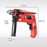 Furadeira De Impacto Mondial Power Tools Nffi-07-127v-vermelho - 2