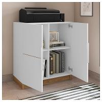 Kit Escritório Conjunto 4 Peças Cubic Branco Caemmun - 15