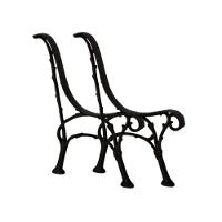 Par Pé De Banco Praça Jardim Rendadão Em Ferro Fundido. - 1